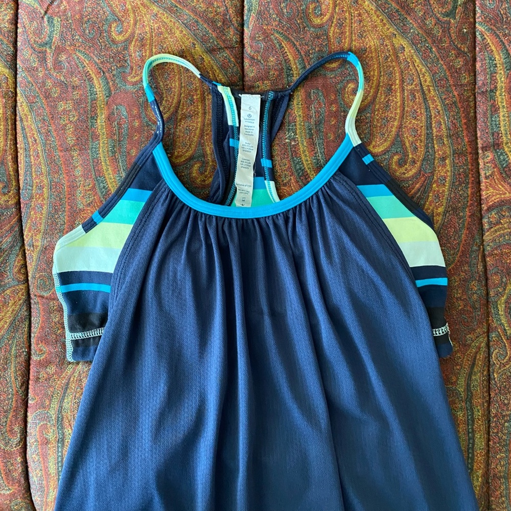 Lululemon No Limits Tank with Built in Bra